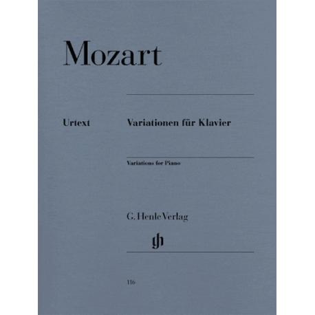 Piano Variations MOZART WOLFGANG AMADEUS