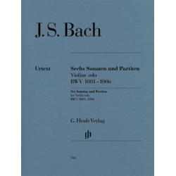 Sonatas And Partitas Bwv 1001-1006 For Violin Solo (Notated And Annotated Version) BACH JOHANN SEBASTIAN