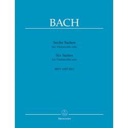 6 Suiten Für Violoncello Solo BACH JOHANN SEBASTIAN