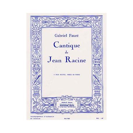 Cantique De Jean Racine Op. 11 FAURE GABRIEL