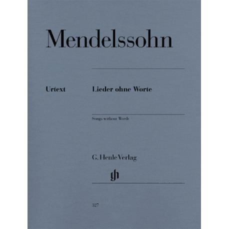 Songs Without Words MENDELSSOHN-BARTHOLDY FELIX