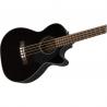 Fender - Basse Acoustique CB-60SCE, touche en laurier, noire