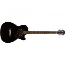 Fender - Basse Acoustique CB-60SCE, touche en laurier, noire