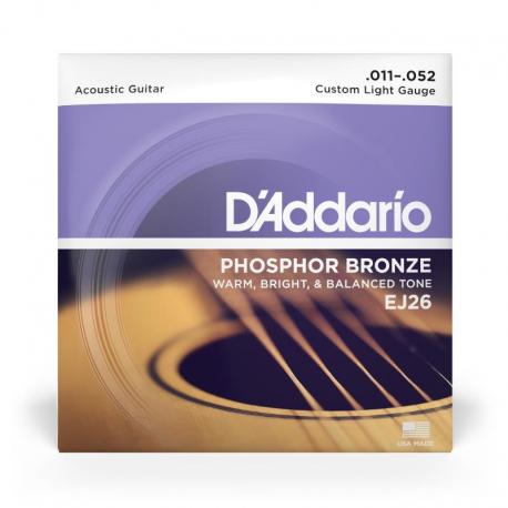 D'ADDARIO EJ26 - CUSTOM LIGHT 11-52