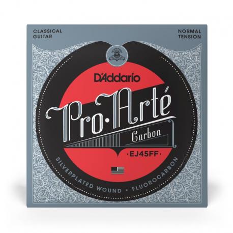 D'Addario - EJ45FF Pro Arte Dynacore Basses Corde de guitare classique Tensions normale Carbone