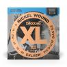 D'Addario Cordes en nickel pour guitare électrique D'Addario EXL115, Medium/Blues-Jazz Rock, 3ème corde avec filet, 11-49