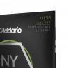 Cordes pour guitare électrique D'Addario NYXL1156 filet nickel, aiguës Medium / graves Extra-Heavy, 11-56