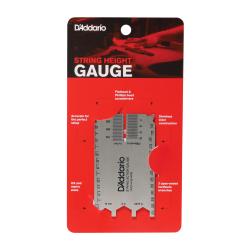 Règle pour mesurer et ajuster l'action des cordes D'Addario