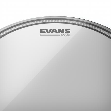 EVANS Peau de grosse caisse EVANS EC2 transparente, 16 pouces
