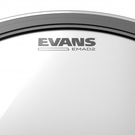 EVANS Peau de grosse caisse EVANS EMAD2 transparente, 20 pouces