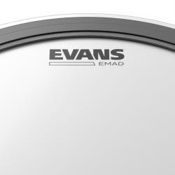 EVANS Peau de grosse caisse blanche EVANS EMAD sablée, 22 pouces
