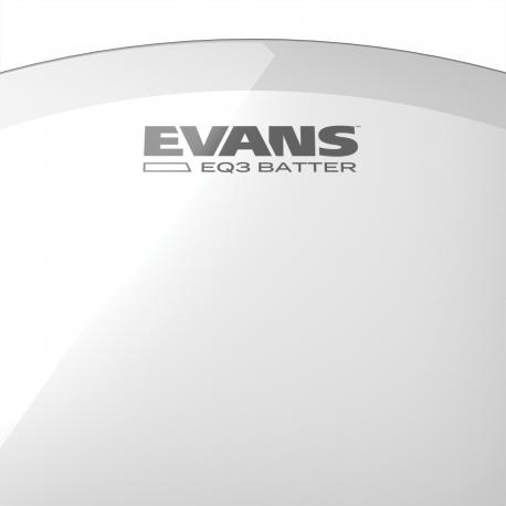 EVANS Peau de grosse caisse EVANS EQ3 transparente, 22 pouces
