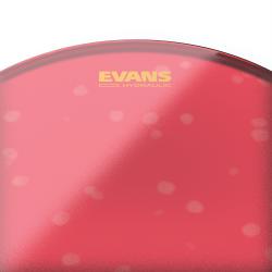 Peau de frappe pour caisse claire&nbsp;14" EVANS Hydraulic rouge sablée
