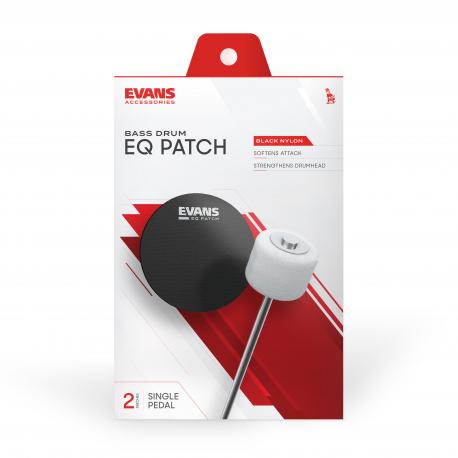 Patch pour pédale simple EVANS EQ, nylon noir