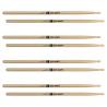 ProMark - Baguettes Classic Forward 7A Hickory, Olive Ovale, lot de 4 paires