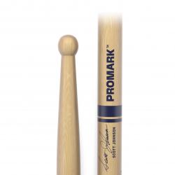 ProMark - Baguettes Scott Johnson par ProMark en Hickory DC17, olive en bois