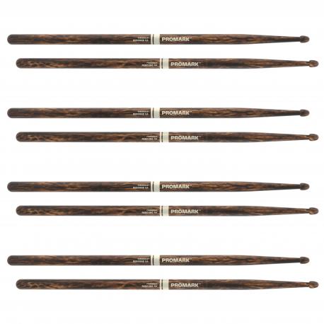 ProMark - Baguettes Rebound 5A FireGrain Hickory, Olive Acorn, lot de 4&nbsp;paires