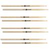 ProMark - Baguettes Classic Attack 5A Chêne Shira Kashi, Olive Ovale, lot de 4 paires
