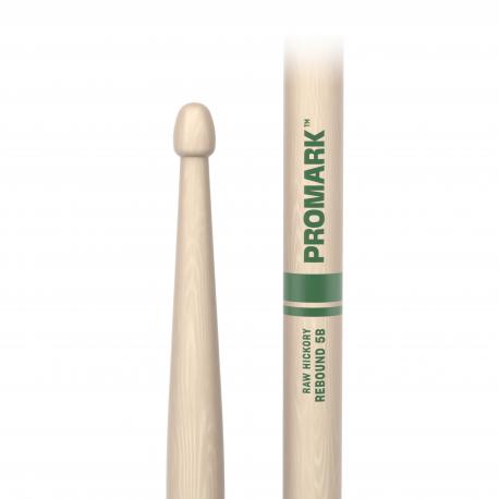 ProMark - Baguettes en hickory avec olive gland ProMark Rebound&nbsp;5B Raw