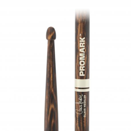 ProMark - Baguettes en hickory signature Claus Hessler FireGrain ActiveGrip Clear