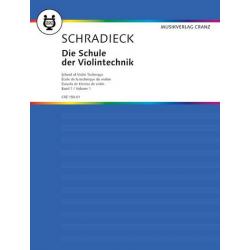School Of Violin Technique Band 1 SCHRADIECK HENRY