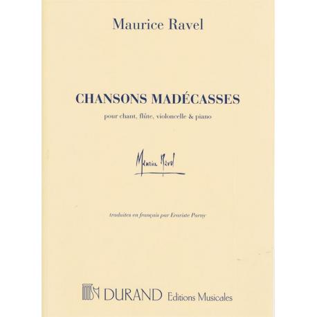 Chansons Madécasses RAVEL MAURICE