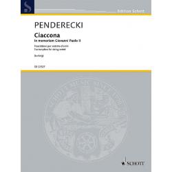 Ciaccona – In Memoriam Giovanni Paolo II PENDERECKI KRZYSZTOF