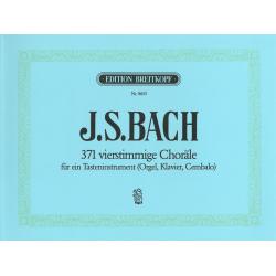371 4St.Choräle Bwv 253-438 BACH JOHANN SEBASTIAN