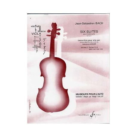 6 Suites Pour Alto – Suites 1.2.3. – Vol.1 BACH JOHANN SEBASTIAN