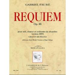 Requiem Op. 48 Version 1893 FAURE GABRIEL