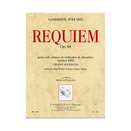 Requiem Op. 48 Version 1893 FAURE GABRIEL