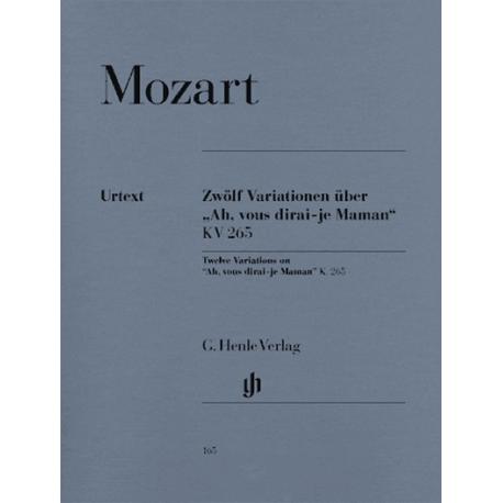 12 Variations On ‘Ah, Vous Dirai-Je Maman’ K. 265 (300E) MOZART WOLFGANG AMADEUS