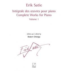 Intégrale Des Oeuvres Pour Piano Vol.1 SATIE ERIK