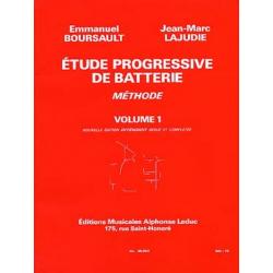 Etude Progressive De Batterie Vol.1 BOURSAULT / LAJUDIE