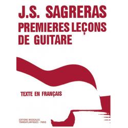 Premieres Lecons De Guitare SAGRERAS JULIO SALVADOR