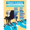 Piano 4 Mains 33 Melodies Pour Grands Et Petits Debutants