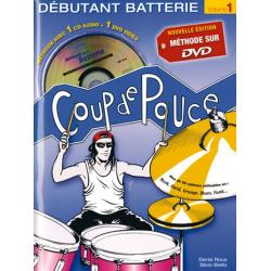 Batterie Debutant Vol.1+Dvd ROUX DENIS / BIELLO S.