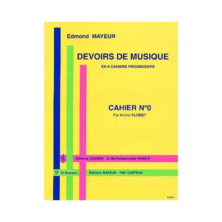 Devoirs De Musique Cahier 0 MAYEUR E.