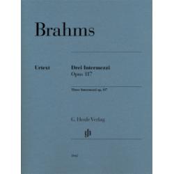 3 Intermezzi Op. 117 BRAHMS JOHANNES