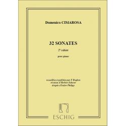 32 Sonates, Recueillies Et Publiees Par F. Boghen Et Revues Par H. Scherer CIMAROSA DOMENICO