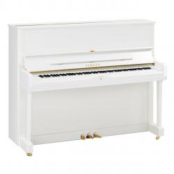 Yamaha - Piano Droit YUS1 PWH - Blanc Brillant