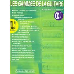 Gammes Guitare Vol.2 Cd’s GANTER PHILIPPE