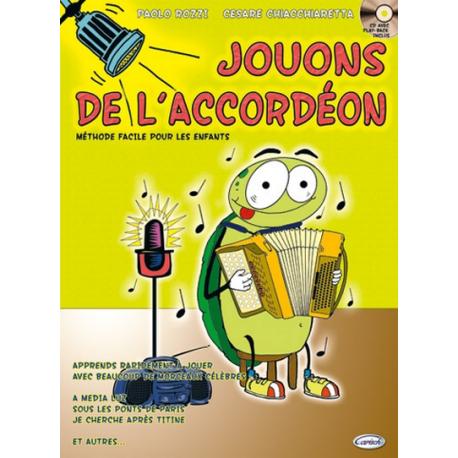 Jouons De L’Accordeon+Cd ROZZI CHIACCHIERETTA