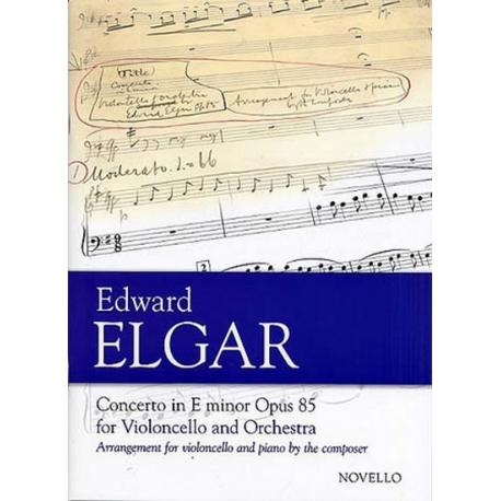 Concerto Cello/Piano In Em Op. 85 ELGAR EDWARD