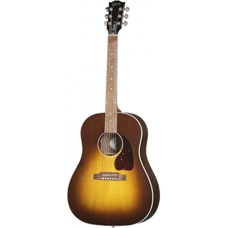 GIBSON J-45 STUDIO Walnut Satin Walnut Burst - Guitare Electro-Acoustique