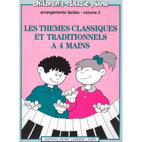 Les Thèmes Classiques Et Traditionnels A 4 Mains Vol.2 HEUMANN HANS-GUNTER