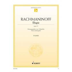 Elegie Op. 3/1 RACHMANINOV SERGEI