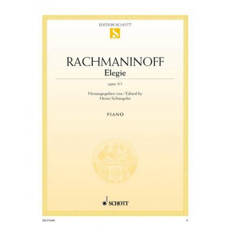 Elegie Op. 3/1 RACHMANINOV SERGEI