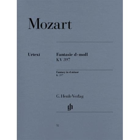 Fantasy D Minor K. 397 (385G) MOZART WOLFGANG AMADEUS