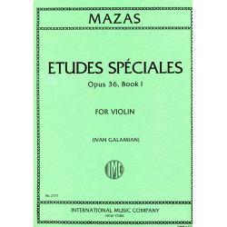 Etudes Speciales Op. 36, Book I MAZAS JACQUES-FEREOL